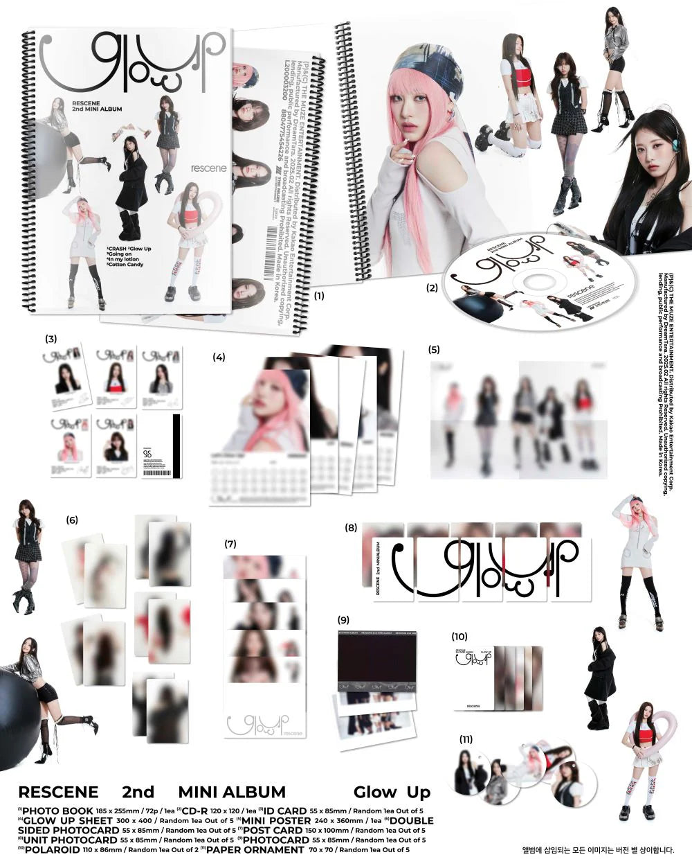 RESCENE - 2nd Mini Album [Glow Up] (ME Ver.)