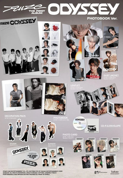 RIIZE - 1st Album [ODYSSEY] (PHOTOBOOK Ver.) (Random ver.)