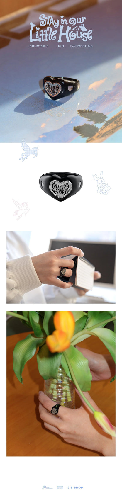 STRAY KIDS -STAY IN OUR LITTLE HOUSE 6TH FANMEETING OFFICIAL RING
