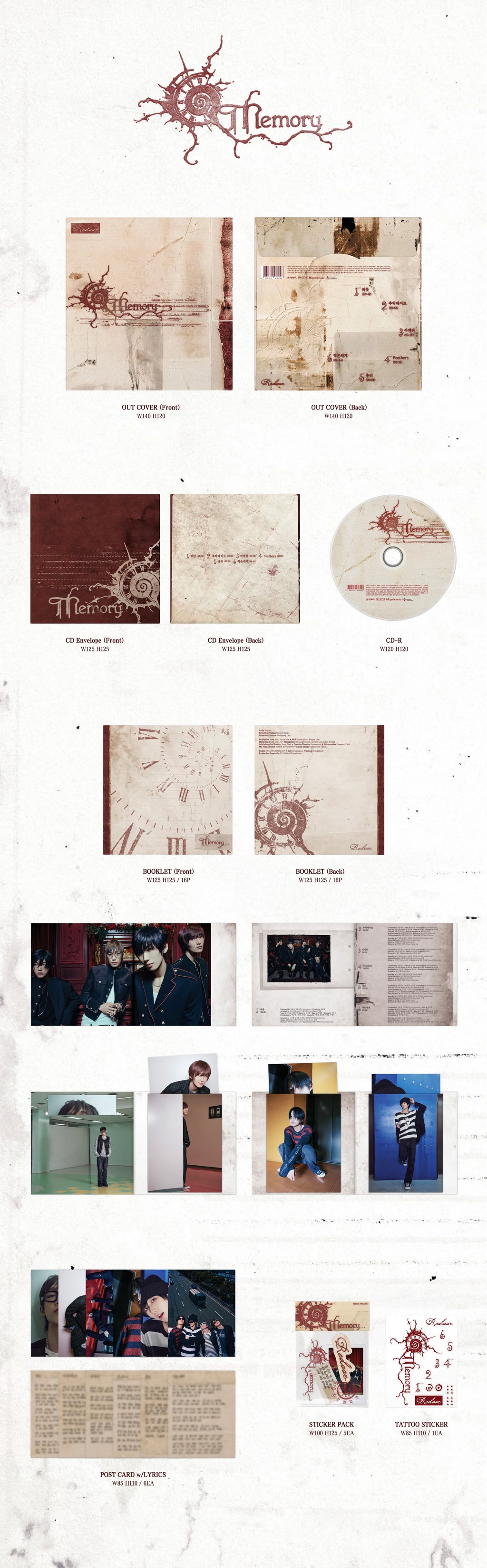 Redoor - 4th Mini Album [Memory]