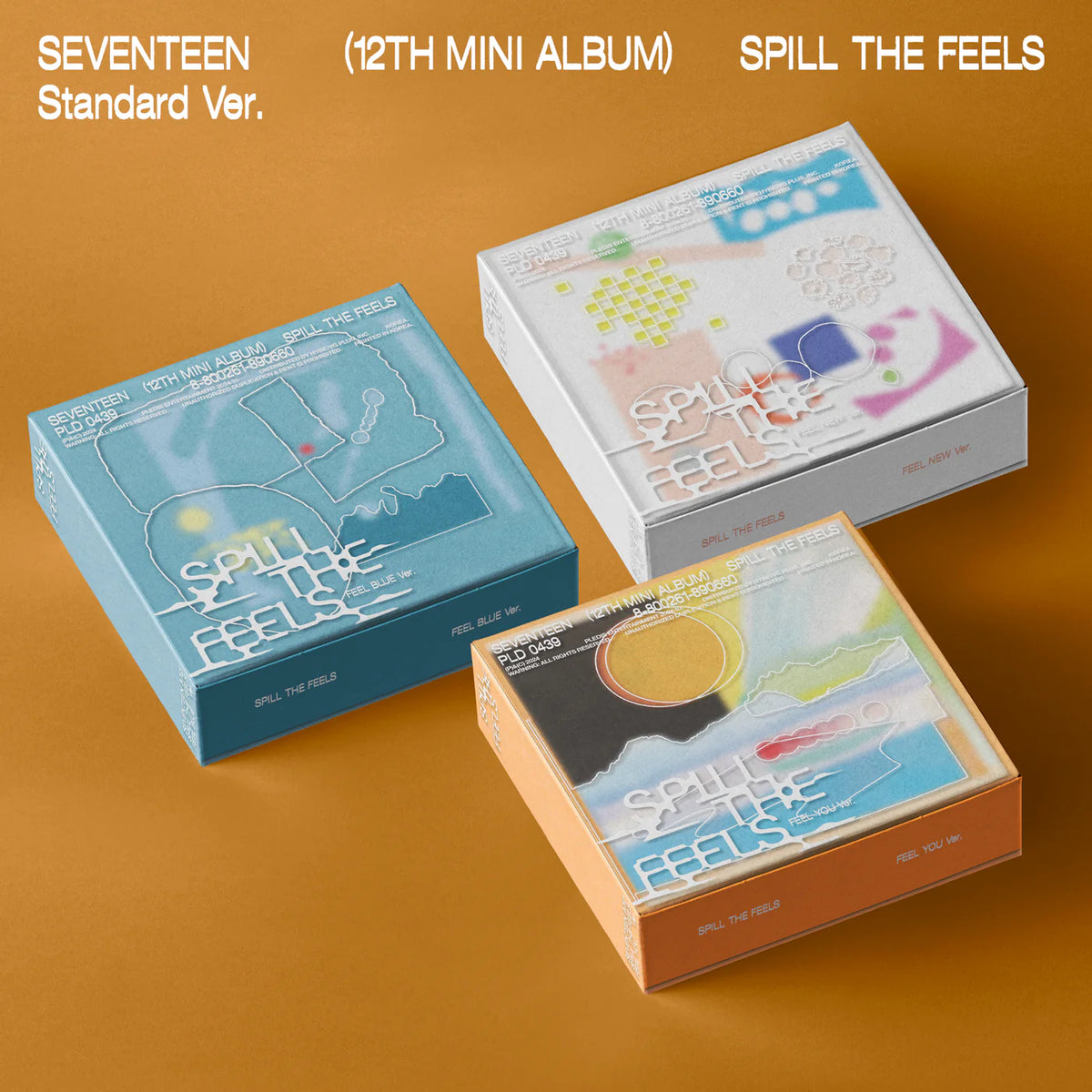 SEVENTEEN - 12th Mini Album [SPILL THE FEELS] (Random Ver.)