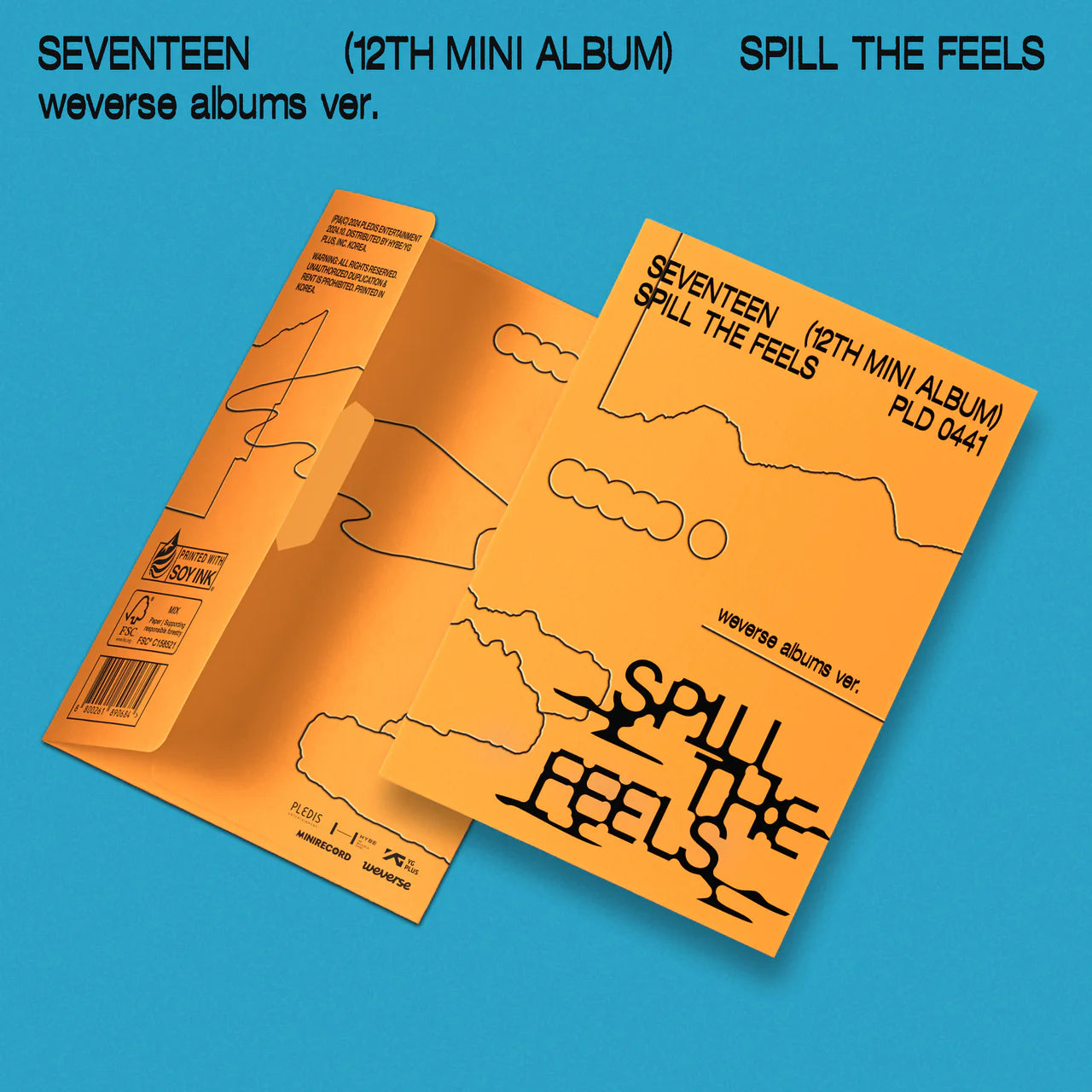 SEVENTEEN - 12th Mini Album [SPILL THE FEELS]
Weverse Albums Ver.