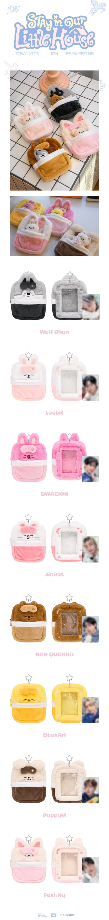 PLUSH COLLECT CASE STRAY KIDS - STAY IN OUR LITTLE HOUSE 6TH FANMEETING OFFICIAL MD SKZOO