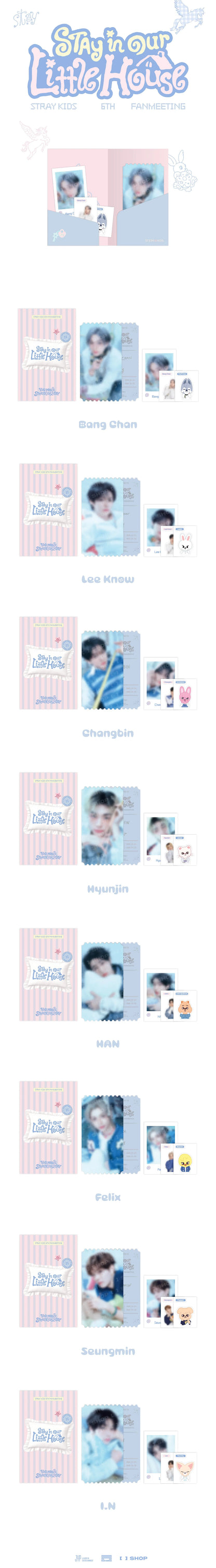 (PRE-ORDER) STRAY KIDS - STAY IN OUR LITTLE HOUSE 6TH FANMEETING OFFICIAL MD SPECIAL TICKET SET