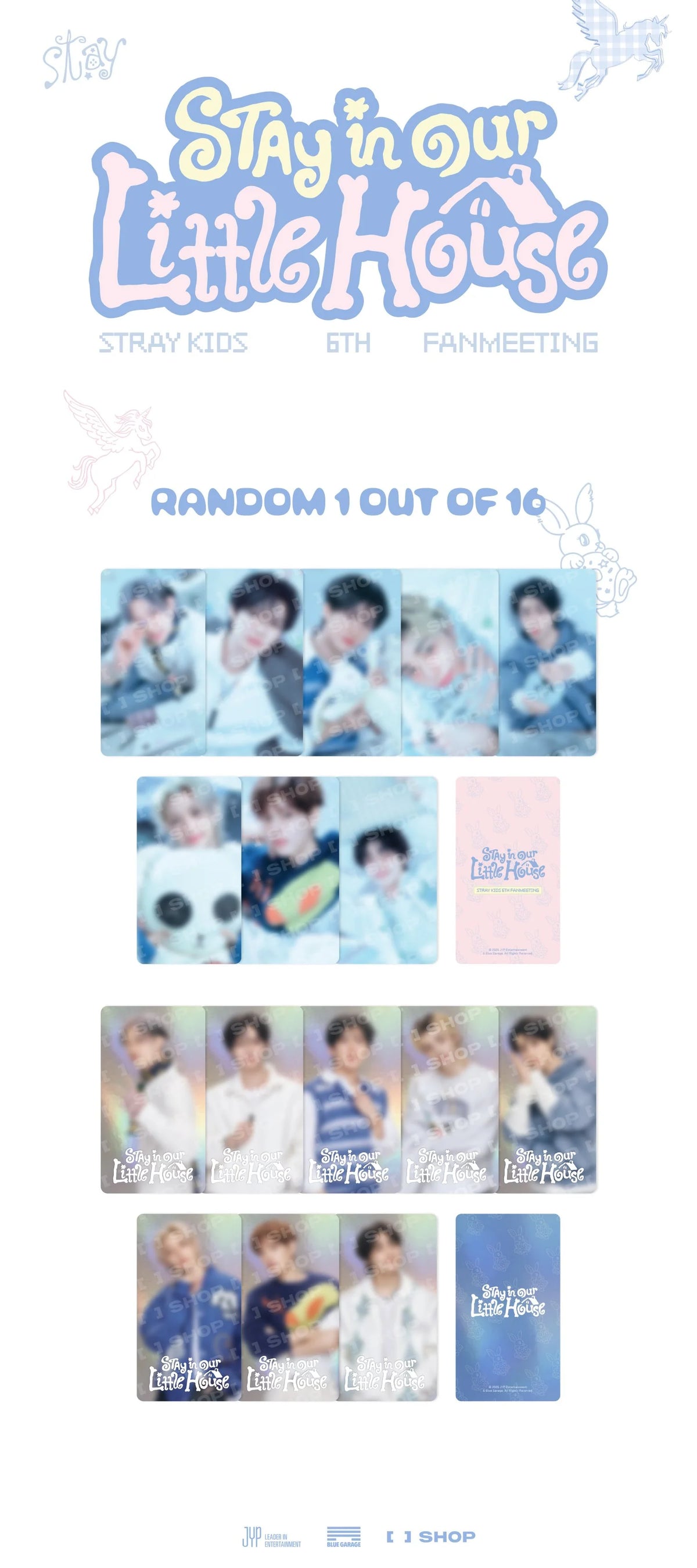 STRAY KIDS - STAY IN OUR LITTLE HOUSE 6TH FANMEETING OFFICIAL MD SPECIAL TRADING CARD