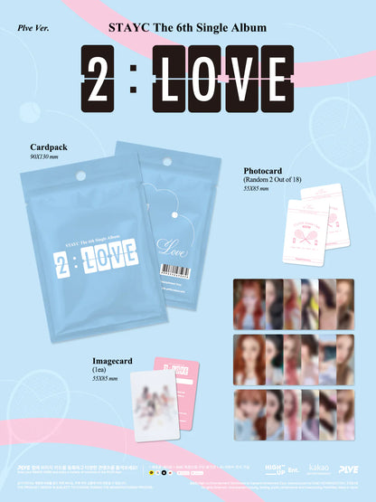 PRE-ORDER STAYC - 6th Single Album [2:LOVE] PLVE Ver.