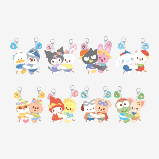 PREORDER HUG PLUSH KEYRING - SKZOO X SANRIO CHARACTERS