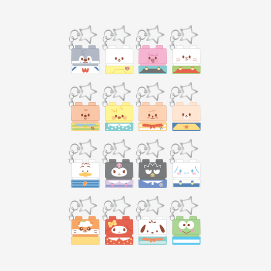 PREORDER SECRET BLOCK STAMP - SKZOO X SANRIO CHARACTERS