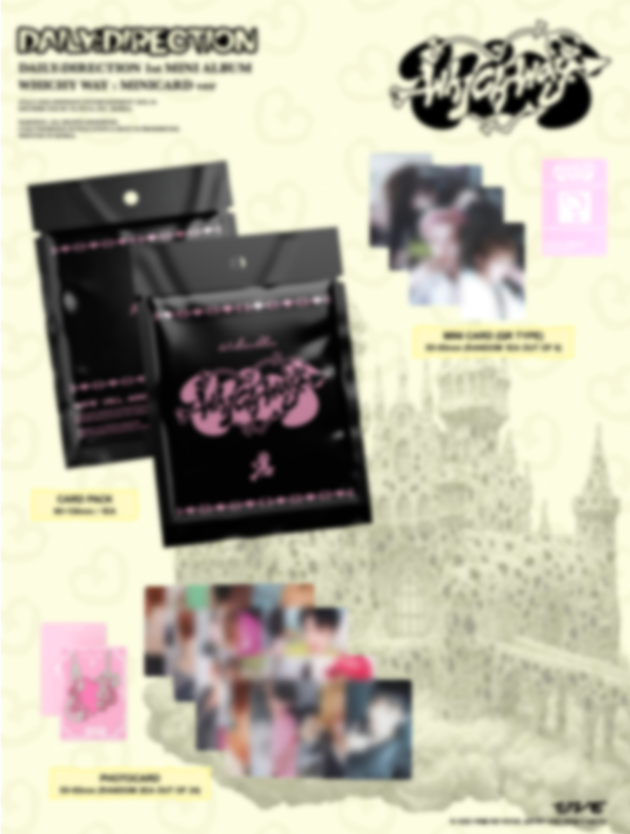 (10/12) preorder DAILY:DIRECTION 1st MINI ALBUM [WHICH WAY] Minicard Ver.