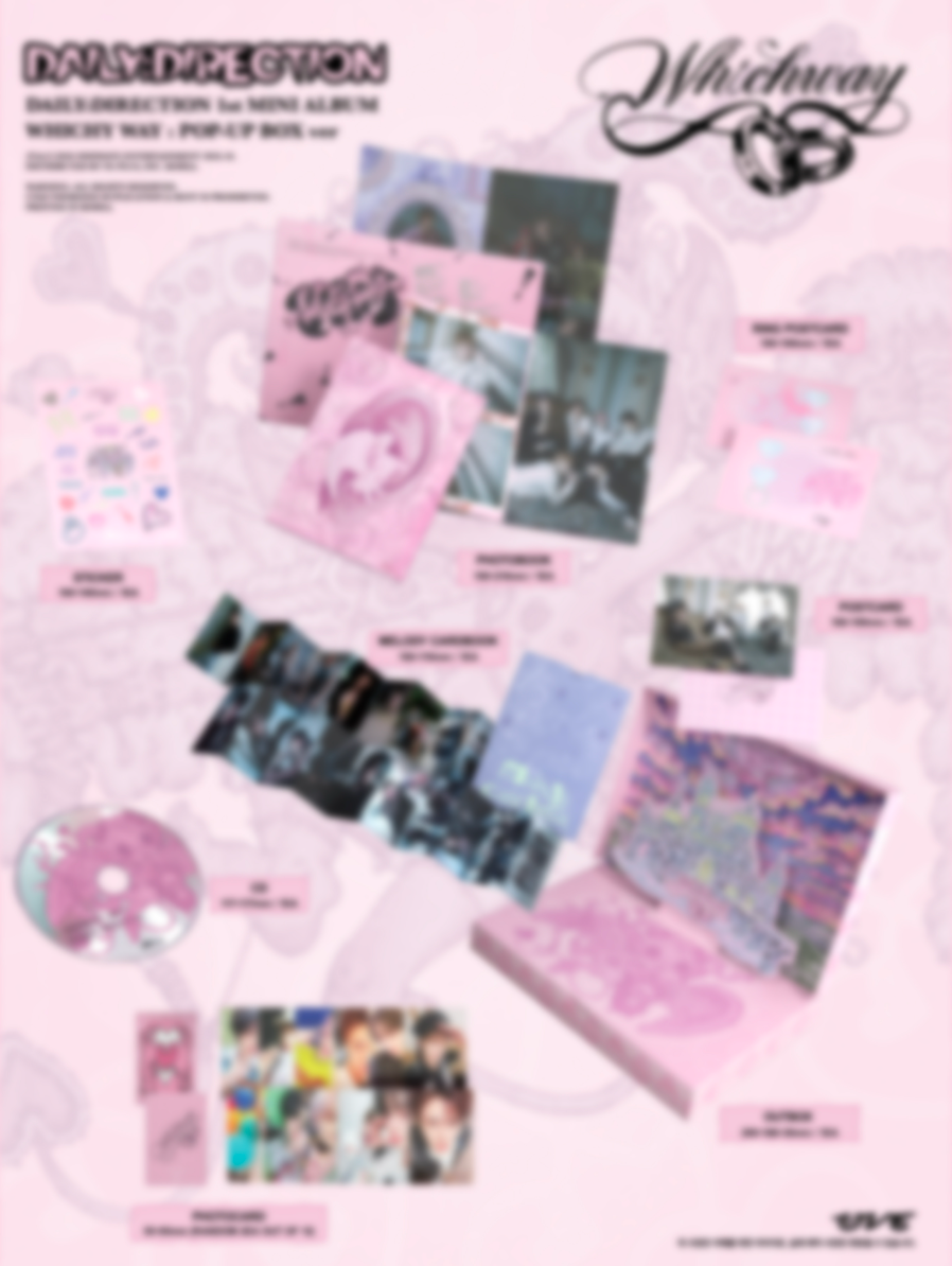 (10/12) preorder DAILY:DIRECTION 1st MINI ALBUM [WHICH WAY]