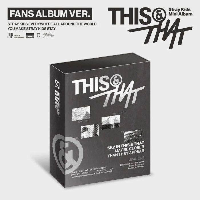 Stray Kids - 10th Mini Album [THIS & THAT] (FANS ALBUM VER.)