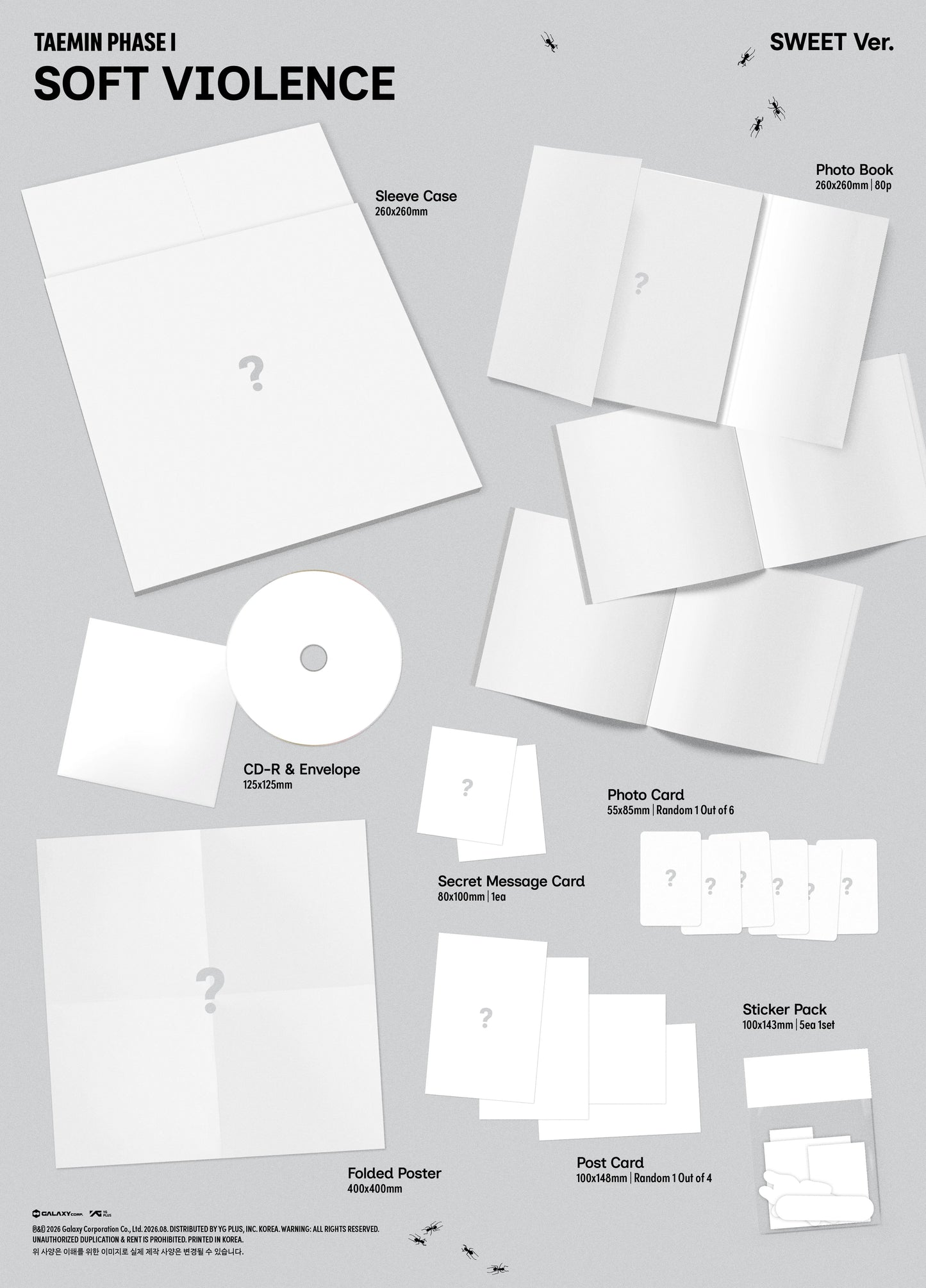 (8/31) Pre-Order TAEMIN - [PHASE I : Soft Violence] PHOTO BOOK Ver.