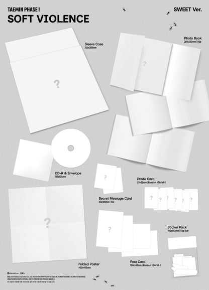 (8/31) Pre-Order TAEMIN - [PHASE I : Soft Violence] PHOTO BOOK Ver.
