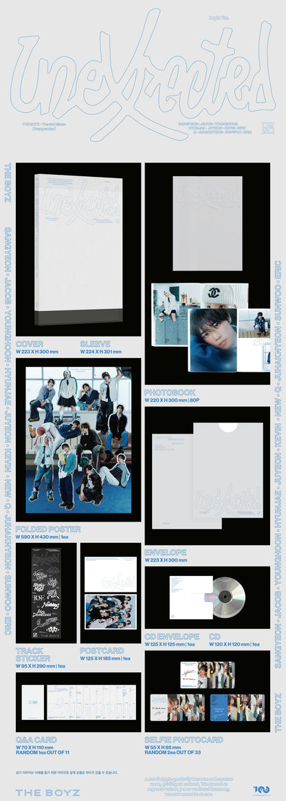THE BOYZ - 3rd Full Album [Unexpected] (Photobook Ver.) (Begin Ver. / Become Ver. / Breakthrough Ver.)