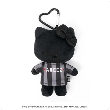 (11/1 preorder) ATEEZ - ATEEZ X HELLO KITTY POP UP OFFICIAL MD STUFFED TOY KEYRING