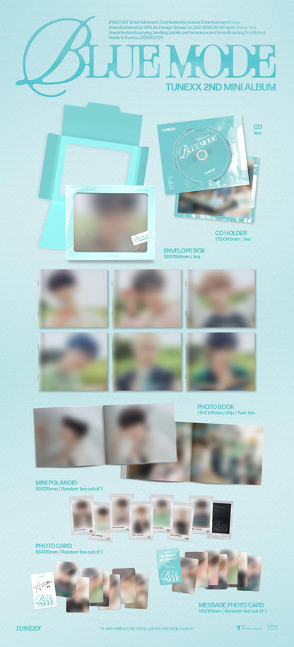 (9/3) Preorder TTUNEXX - 2nd Mini Album [BLUE MODE] INDIVIDUAL MODE Ver.