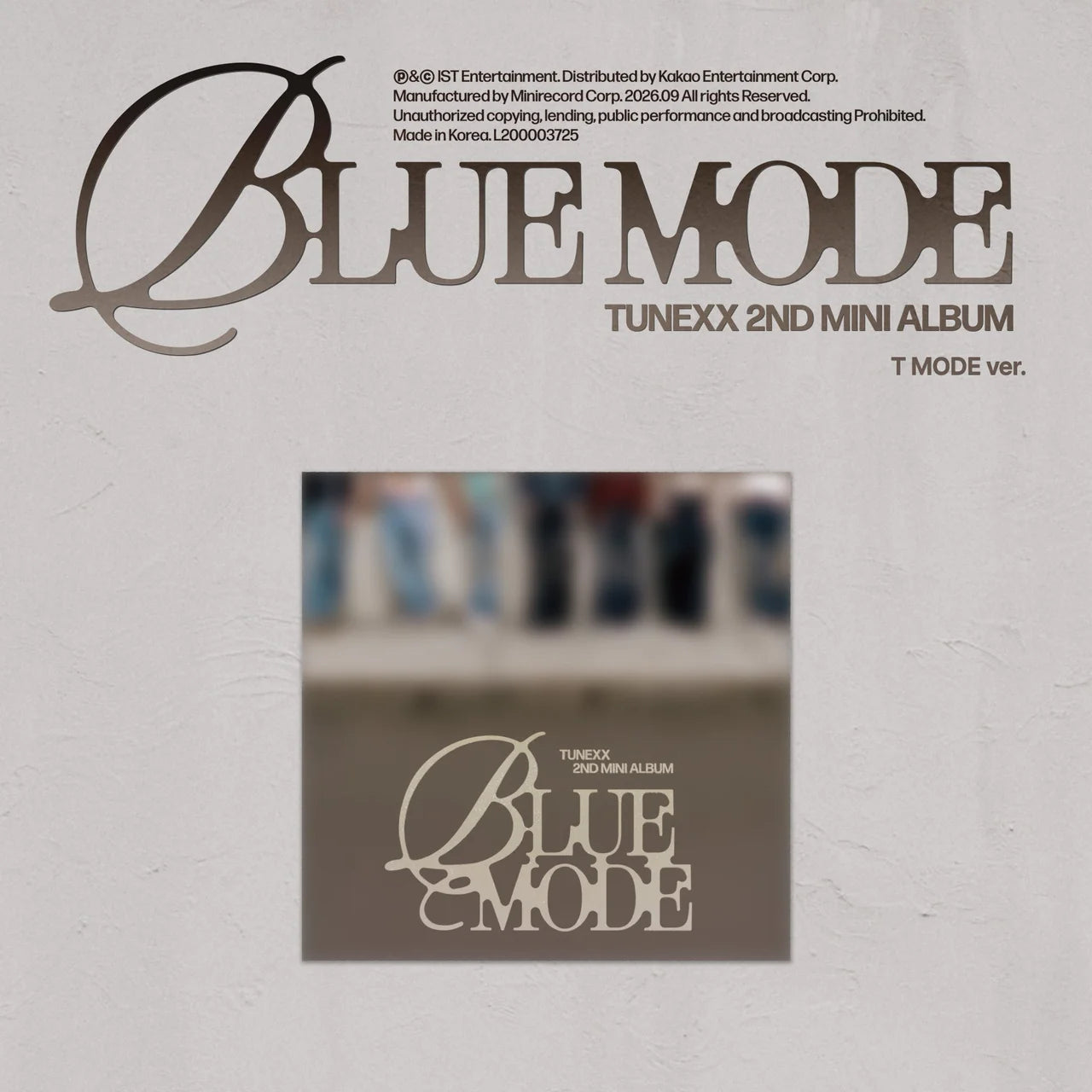 (9/3) Preorder TUNEXX - 2nd Mini Album [BLUE MODE] T MODE Ver.