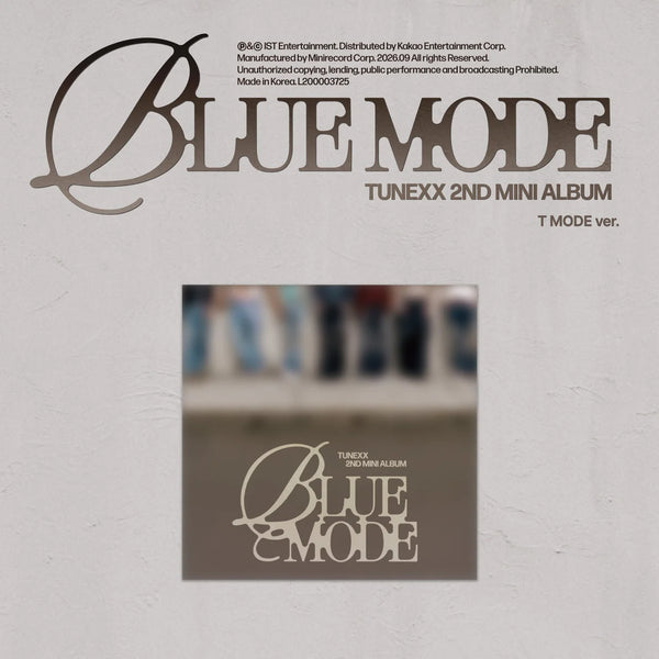 (9/3) Preorder TUNEXX - 2nd Mini Album [BLUE MODE] T MODE Ver.