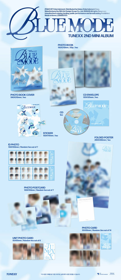 (9/3) Preorder TTUNEXX - 2nd Mini Album [BLUE MODE]
