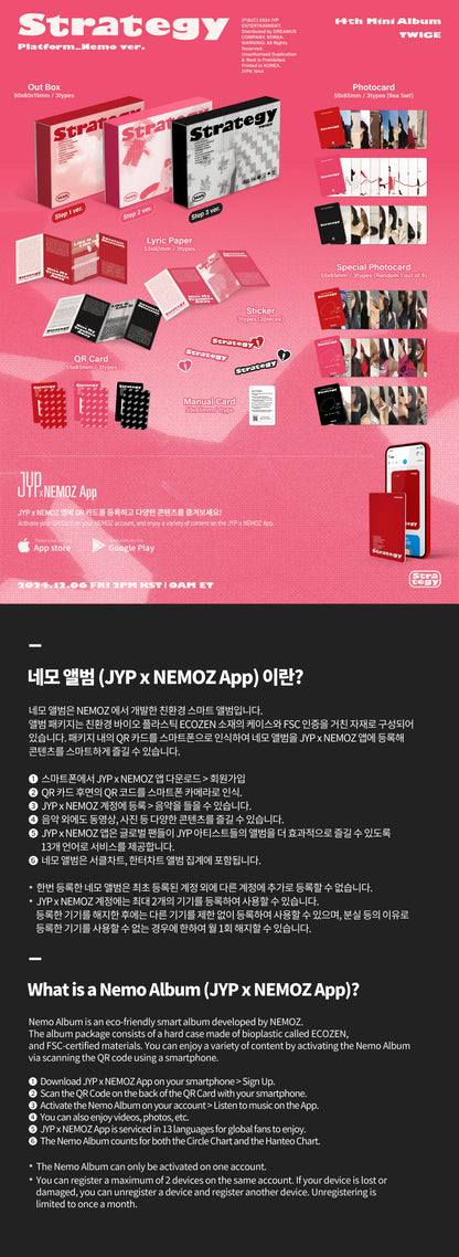 TWICE - 14th Mini Album [STRATEGY] Platform_Nemo Ver.