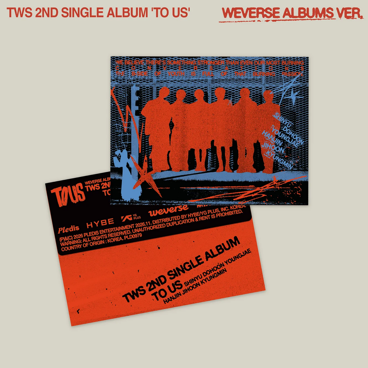 (10/31) preorder TWS - 2nd Single Album [TO US] Weverse Ver.