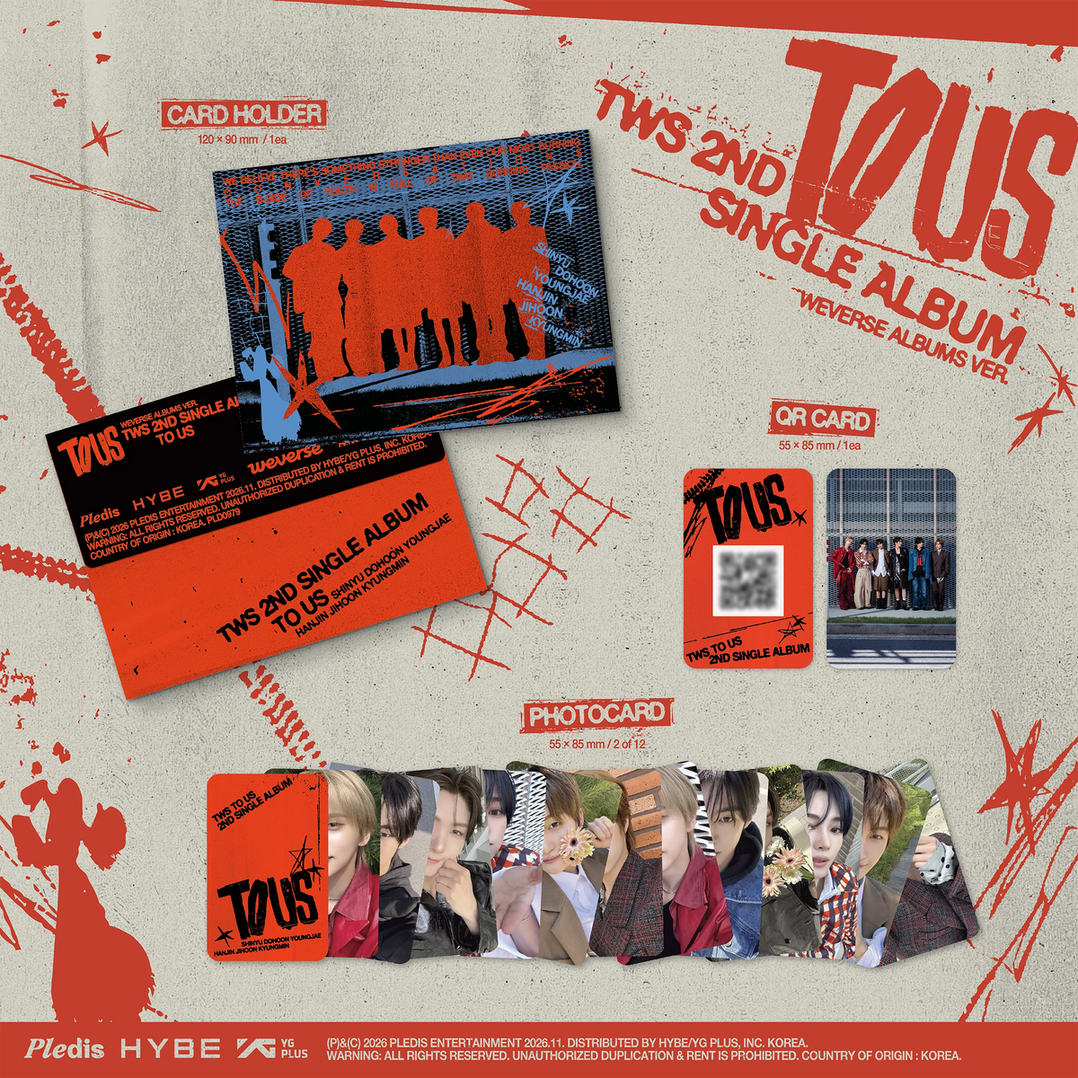 (10/31) preorder TWS - 2nd Single Album [TO US] Weverse Ver.