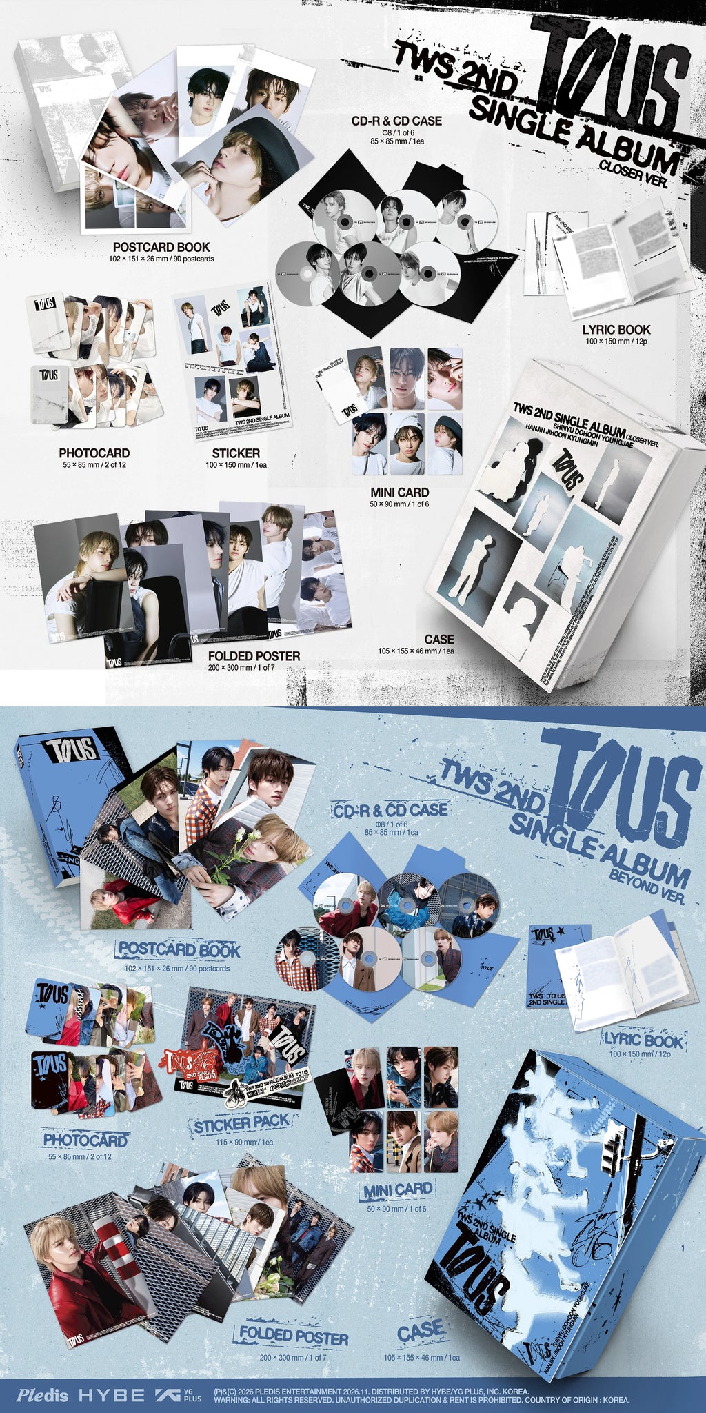 (10/31) preorder TWS - 2nd Single Album [TO US]