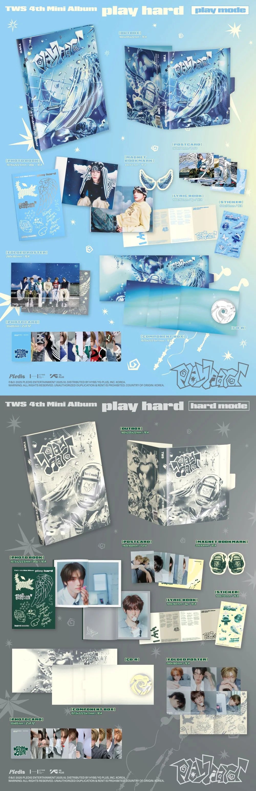 TWS - 4th Mini Album [play hard] (Random Ver.)