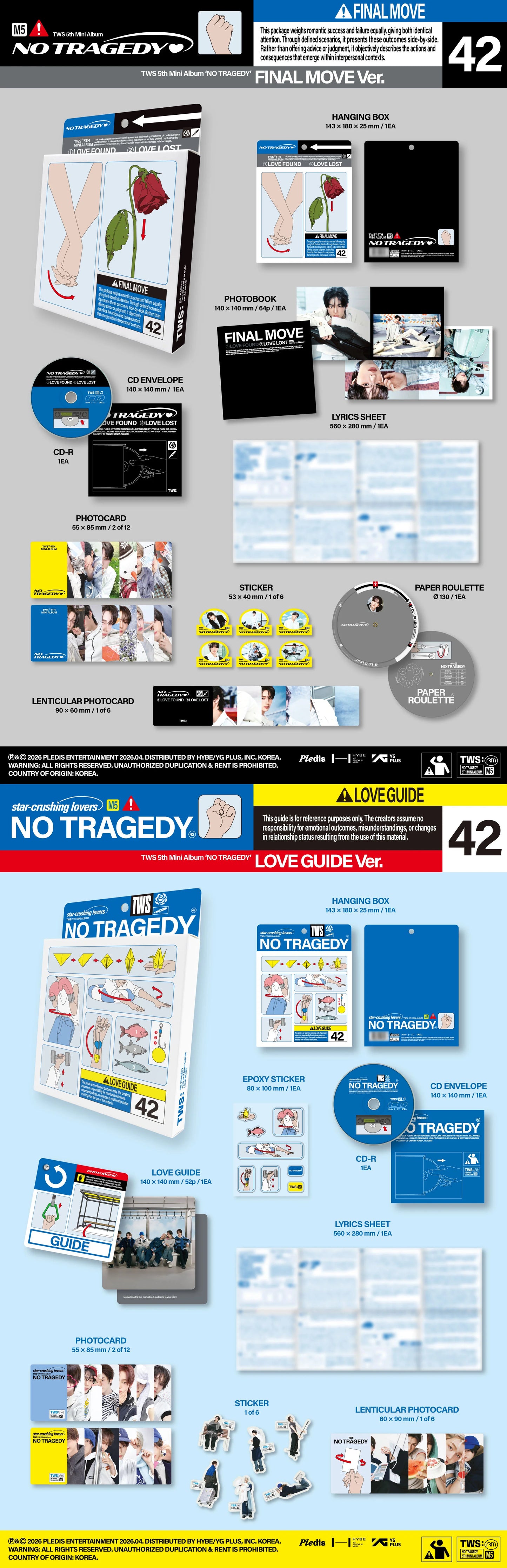 TWS - 5th Mini Album [NO TRAGEDY]