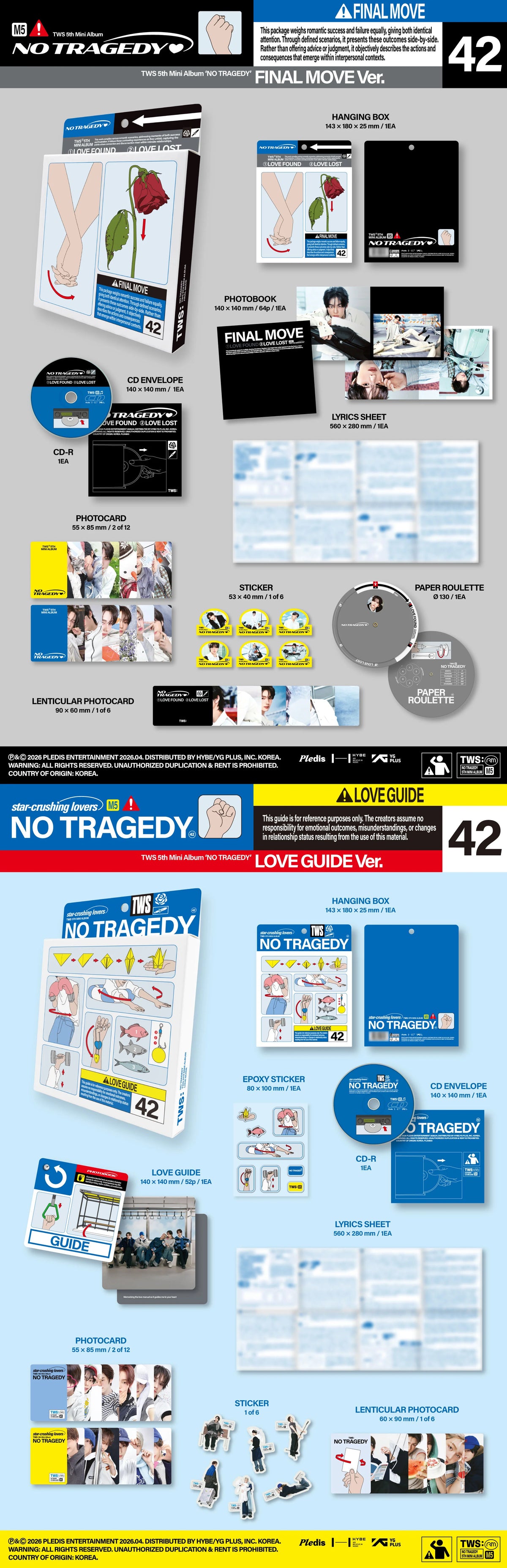 TWS - 5th Mini Album [NO TRAGEDY]