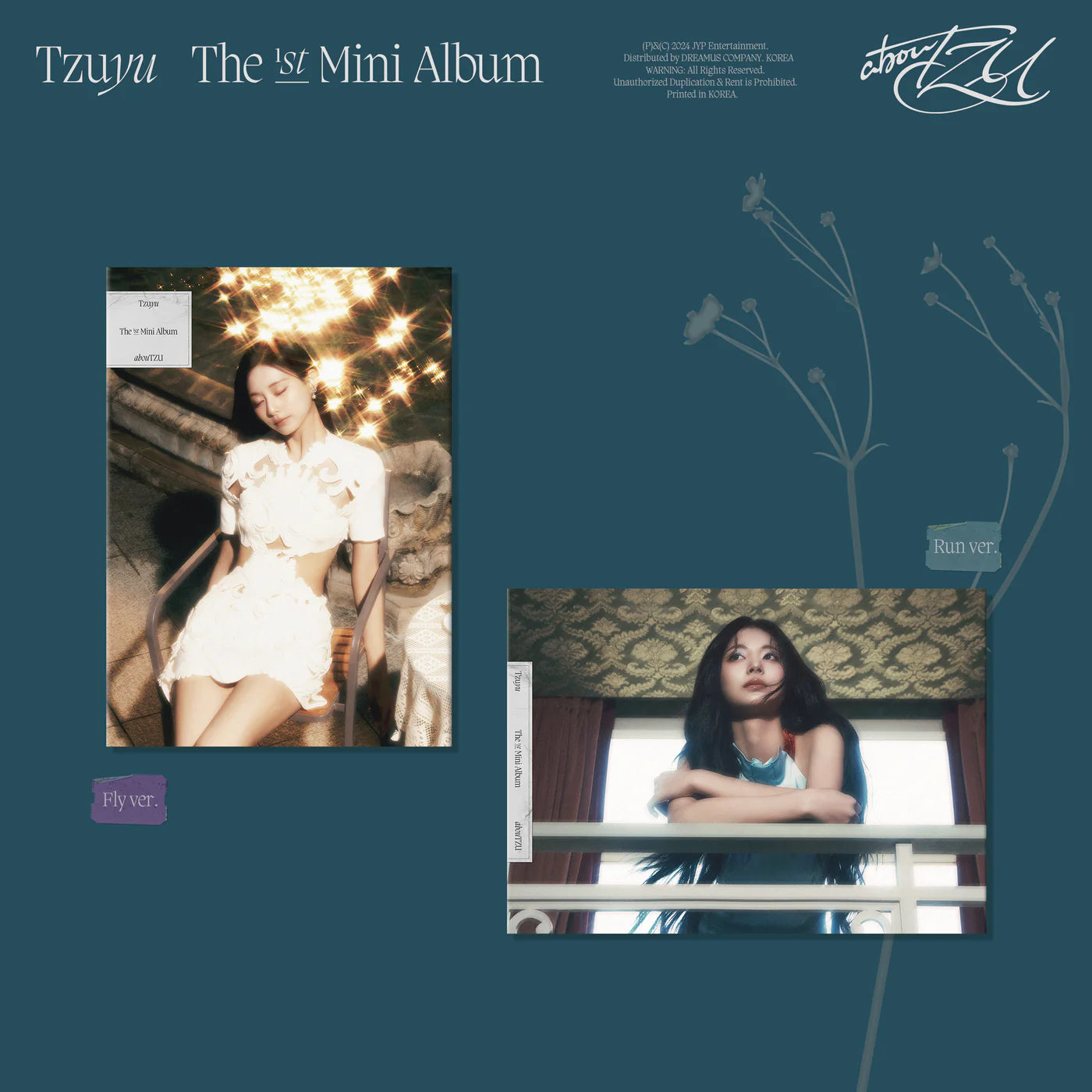 TZUYU (TWICE) - 1st Mini Album [abouTZU] (Run Ver. / Fly Ver.)