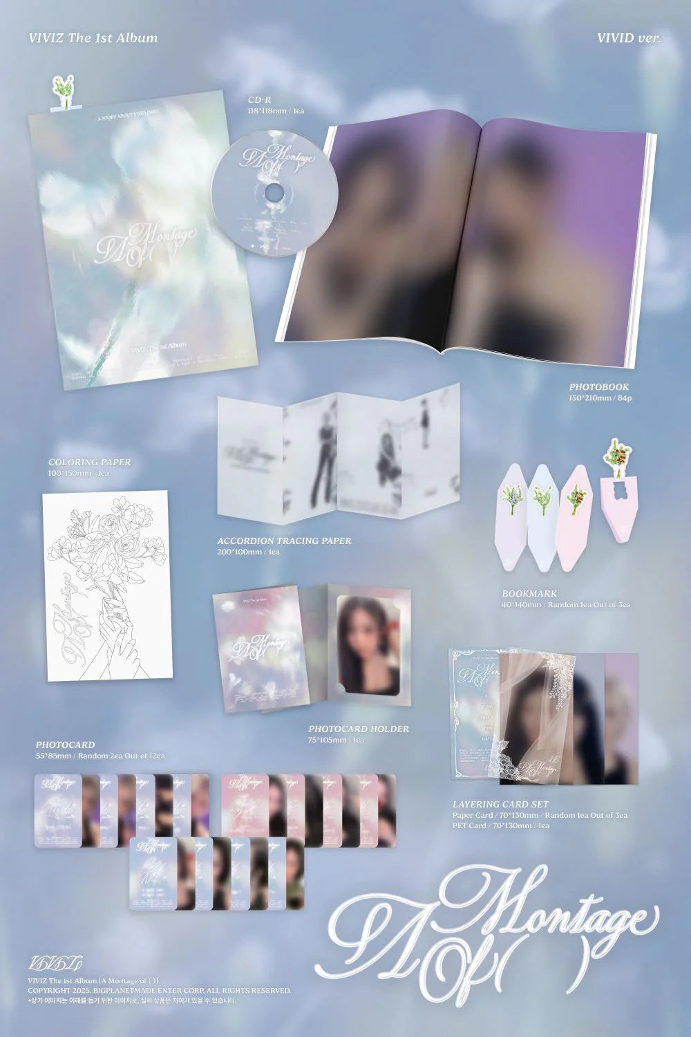 VIVIZ - 1st Album [A Montage of ( )] (VIVID Ver. / DAYZ Ver.)