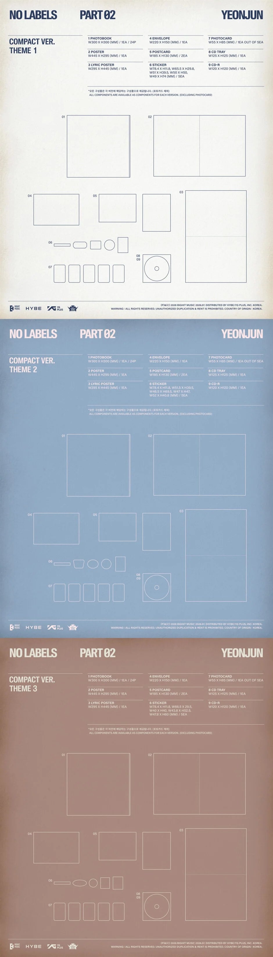 YEONJUN - [NO LABELS: PART 02] Compact Ver.