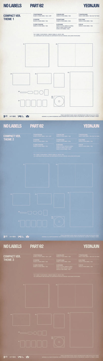 YEONJUN - [NO LABELS: PART 02] Compact Ver.