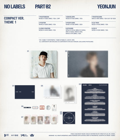 YEONJUN - [NO LABELS: PART 02] Compact Ver.