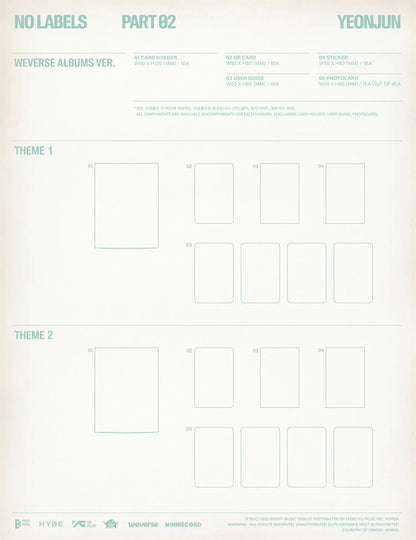 YEONJUN - [NO LABELS: PART 02] Weverse Albums Ver.