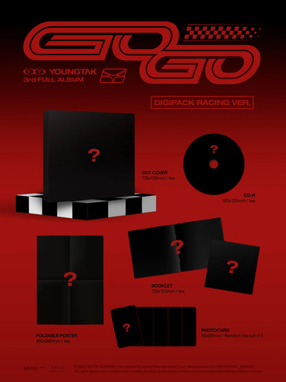 (9/15) Preorder YOUNGTAK - 3rd Album GOGO DIGIPACK Versions