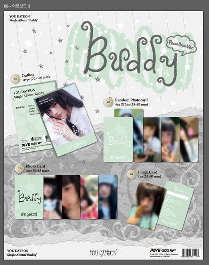 (8/26) Preorder YOU DAYEON - [Buddy] Pocaalbum Ver.