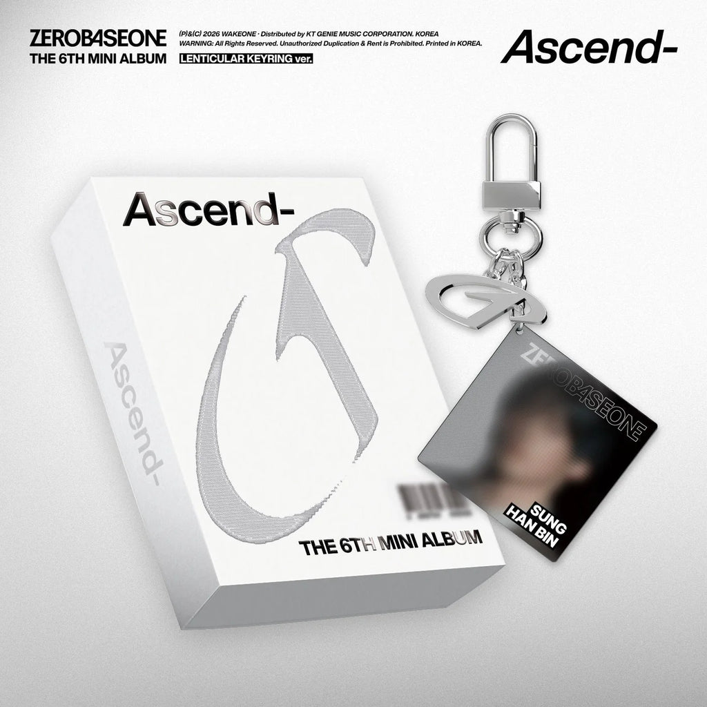 ZEROBASEONE - 6th Mini Album [Ascend-] LENTICULAR KEYRING Ver. RANDOM
