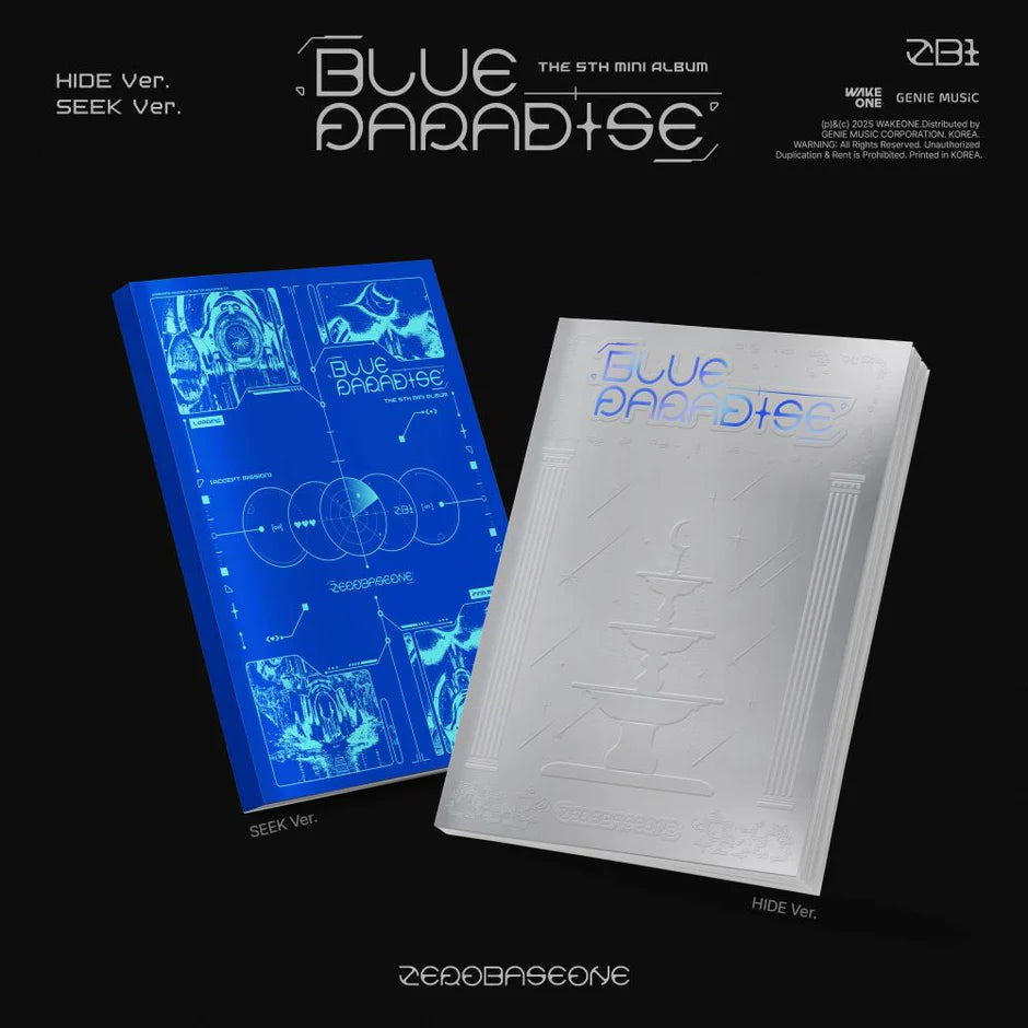 ZEROBASEONE - 5th Mini Album [BLUE PARADISE] (HIDE Ver. / SEEK Ver.)