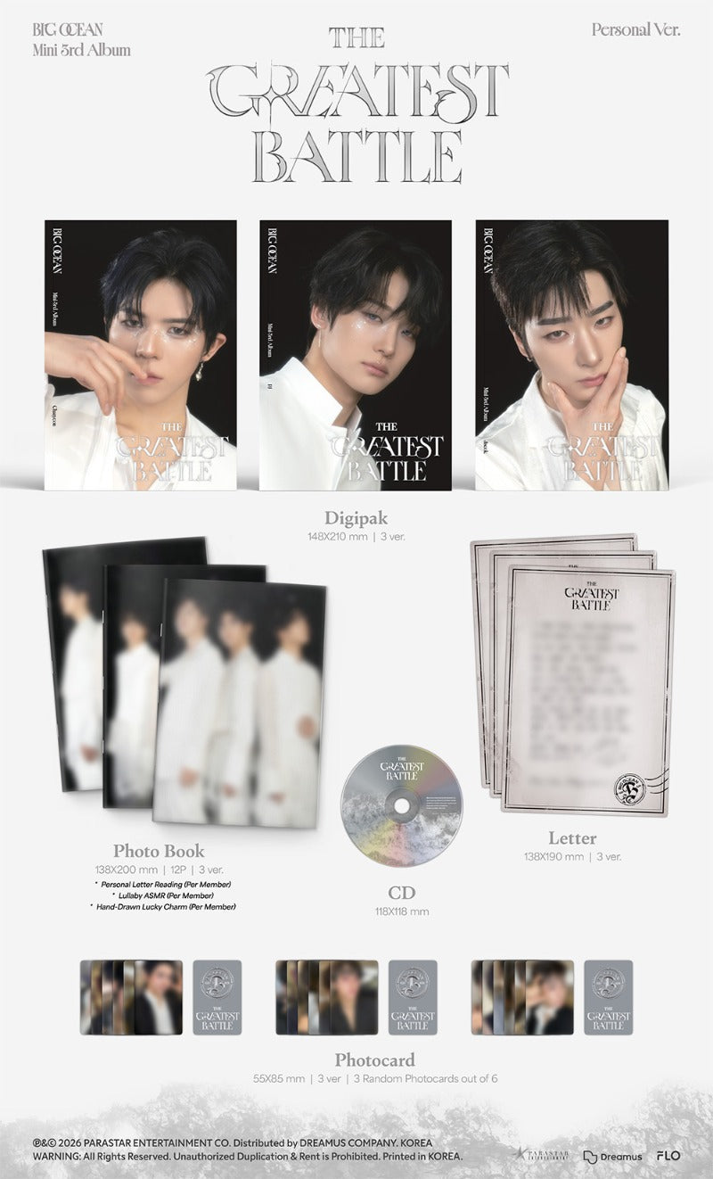 Big Ocean 3rd Mini Album [THE GREATEST BATTLE] (Personal Ver.)