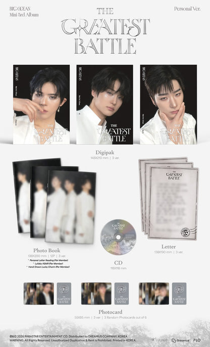 Big Ocean 3rd Mini Album [THE GREATEST BATTLE] (Personal Ver.)