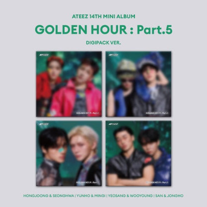 ATEEZ 14th Mini Album [GOLDEN HOUR : Part.5] (DIGIPACK UNIT Ver.)