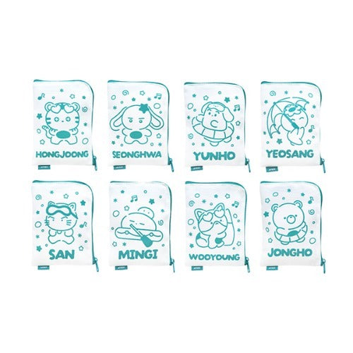 (10/5) [ATEEZ 8TH ANNIVERSARY : Blue Drift] MNI POUCH (Random)