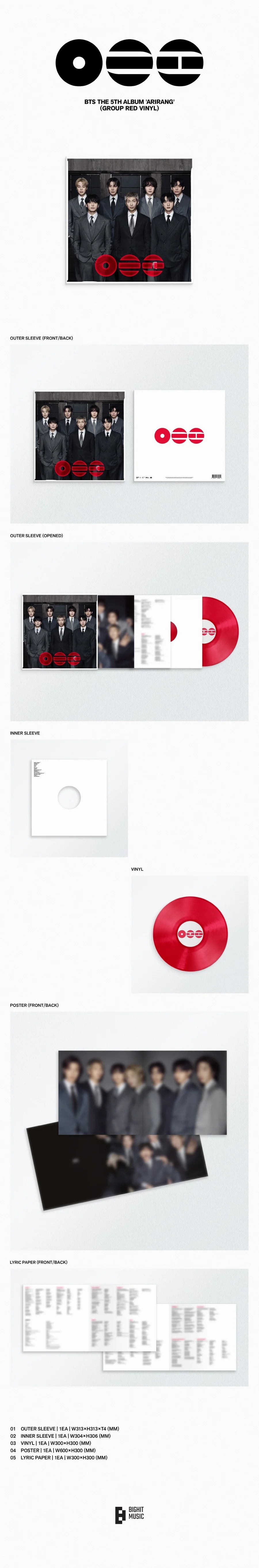 BTS - [ARIRANG] Standard Vinyl Ver.