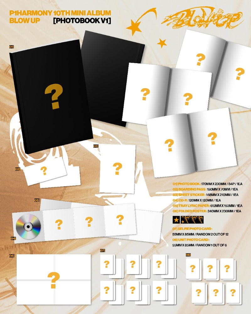 (11/04) preorder P1Harmony 10th Mini Album [BLOW UP] Photobook Ver.
