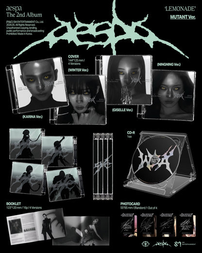 aespa - 2nd Album [LEMONADE] MUTANT Ver.