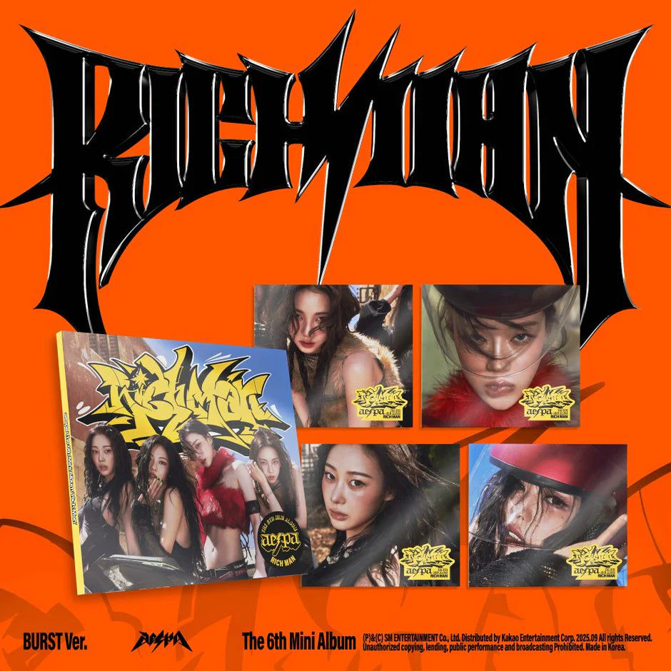aespa - 6th Mini Album [Rich Man] BURST Ver.