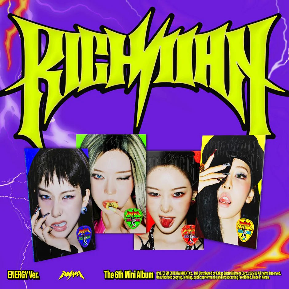 aespa - 6th Mini Album Rich Man - ENERGY Ver.