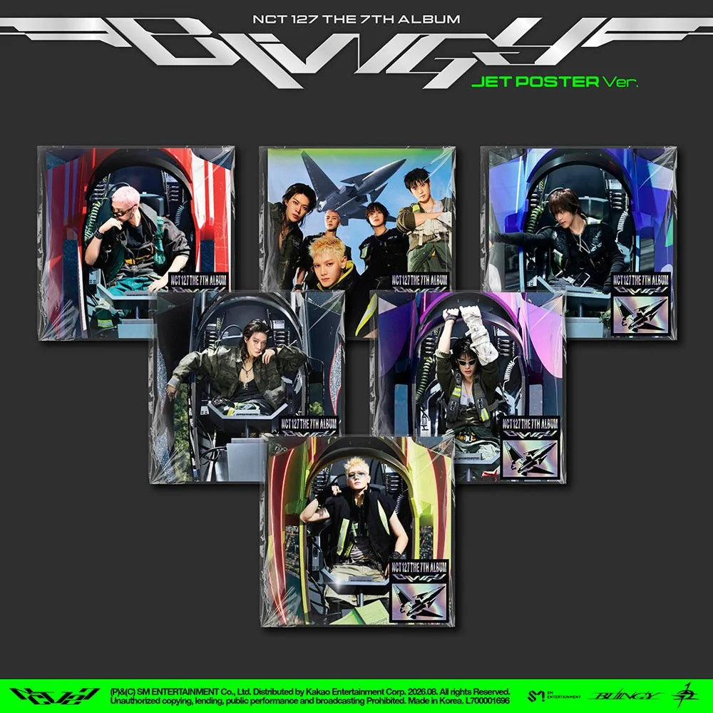 NCT 127 - 7th Album [BLINGY] JET Poster Ver.